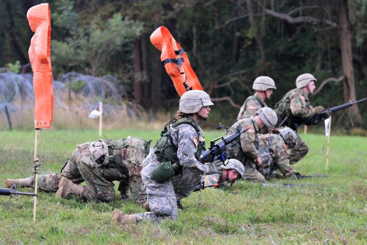 Ranger Challenge Cadets conduct a tactics lane